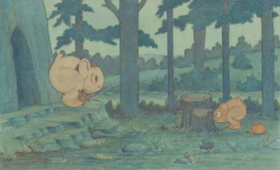 Wiggle Mye baby gjemmer seg for mamma, ca. 1910 av Herbert E. Crowley