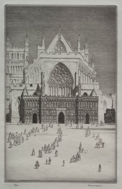 Exeter katedral av Herbert Gordon Warlow