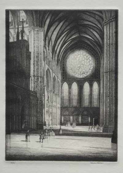 Lincoln-katedralen, interiør av Herbert Gordon Warlow