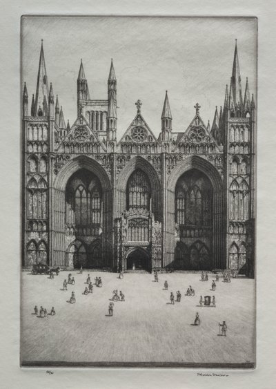 Peterborough katedral av Herbert Gordon Warlow
