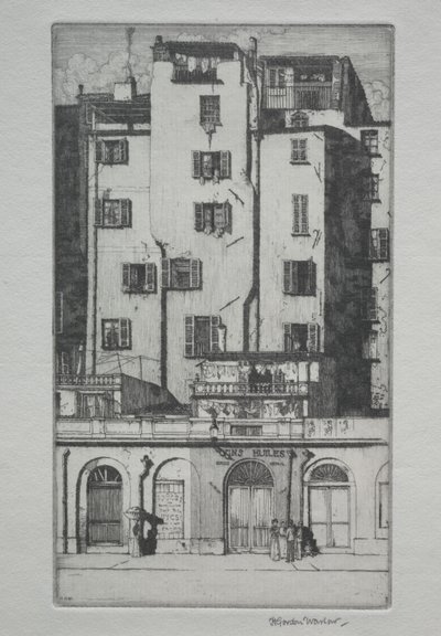 Høye hus, Menton av Herbert Gordon Warlow