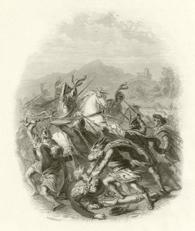 Slaget ved Flodden av Herbert Gustave Schmalz