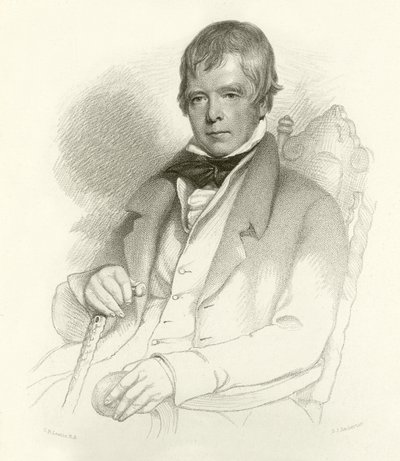 Sir Walter Scott av Herbert Gustave Schmalz