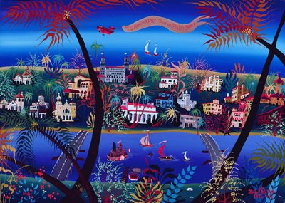 75-årsjubileum for Palm Beach, Florida av Herbert Hofer