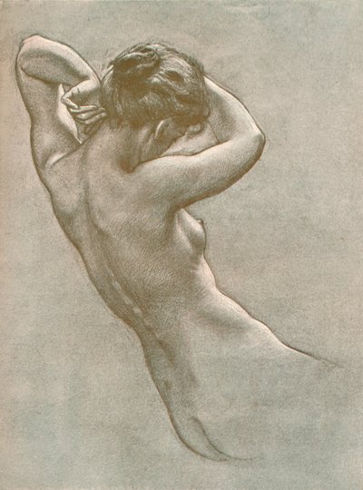 Studie for Prospero Summoning Nymphs and Deities, c1902, 1903 av Herbert James Draper