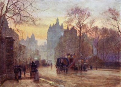 Knightsbridge (farge litho) av Herbert Menzies (after) Marshall