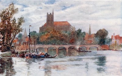 Broen og katedralen, Auxerre av Herbert Menzies Marshall