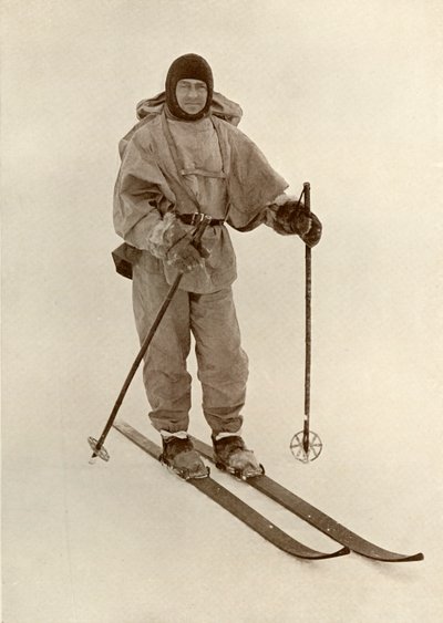 Kaptein Scott på Ski, c19101913, 1913 av Herbert Ponting