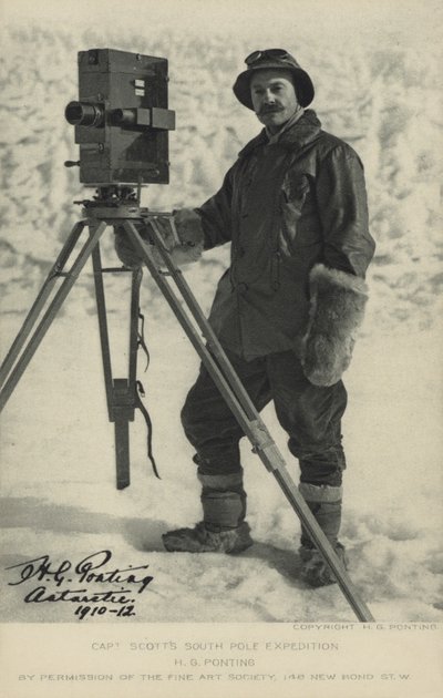Kaptein Scotts sydpolekspedisjon. H G Ponting av Herbert Ponting