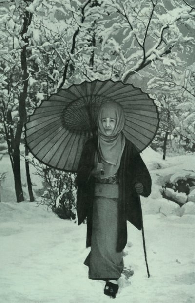 desember i Japan, 1910. av Herbert Ponting