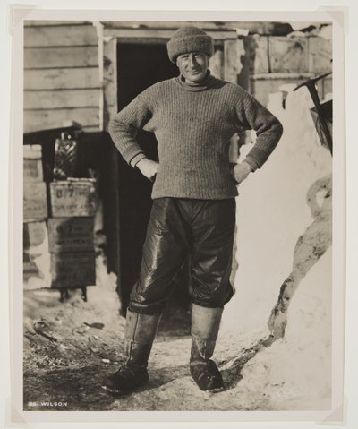 Dr. Wilson fra 'Terra Nova'-ekspedisjonen (1910-13) til Sydpolen, ledet av kaptein Scott (bromidtrykk) av Herbert Ponting