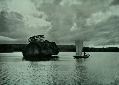 Kveld på innlandshavet, 1910. av Herbert Ponting