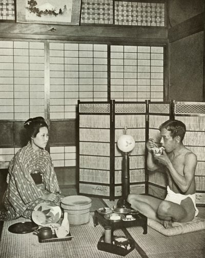 Sommer negligee på Kumamoto, 1910. av Herbert Ponting