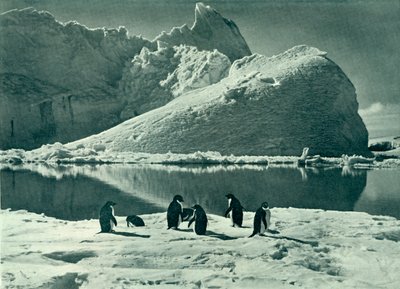 Sommertid - The Ice Opening Up, c19101913, 1913. av Herbert Ponting