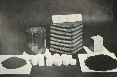 The Polar Partys Sledging Ration Pemmican, kjeks, smør, kakao, sukker og te, 1911, 1913 av Herbert Ponting