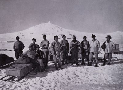 Sørlandet (s/hvitt bilde) av Herbert Ponting