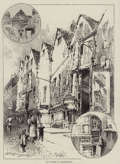Gamle hus i Bermondsey av Herbert Railton