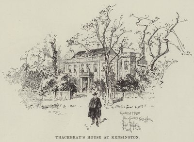 Thackerays hus i Kensington av Herbert Railton