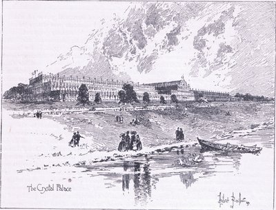 Crystal Palace i Hyde Park London, 1851 e.Kr av Herbert Railton