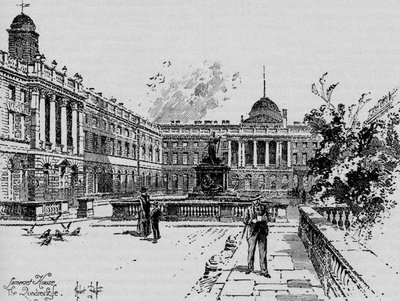 The Quadrangle, Somerset House, c1890 av Herbert Railton