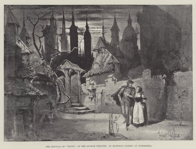 The Revival of Faust på Lyceum Theatre, i Martha