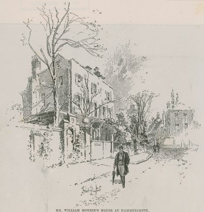 Huset til William Morris i Hammersmith av Herbert Railton