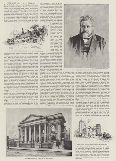 Avdøde Mr CH Spurgeon av Herbert Railton