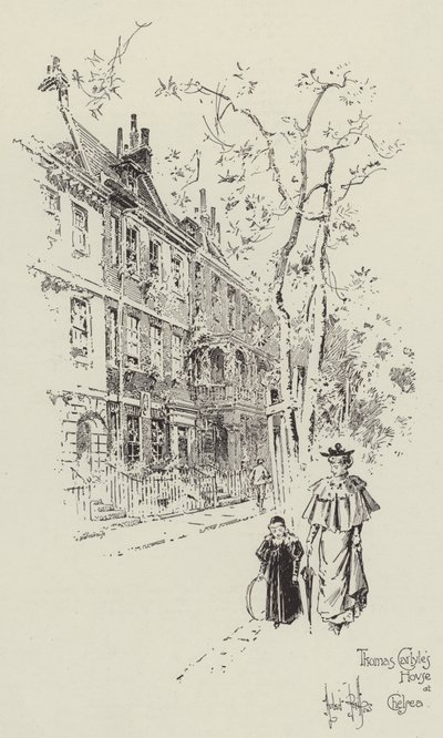 Thomas Carlyles hus i Chelsea av Herbert Railton