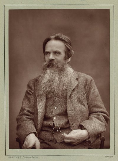 Portrett av maleren William Holman Hunt 1827-1910, ca 1885. av Herbert Rose Barraud