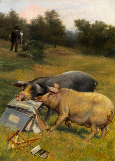 God smak (olje på lerret) av Herbert William Weekes