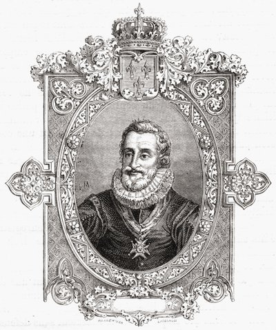 Henri IV, gravert av Pannemaker-Ligny, fra 