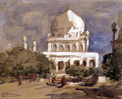 Golconda (akvarell, gouache på papir) av Hercules Brabazon Brabazon