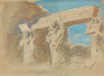 Tempelet i Gerf Hussein av Hercules Brabazon Brabazon