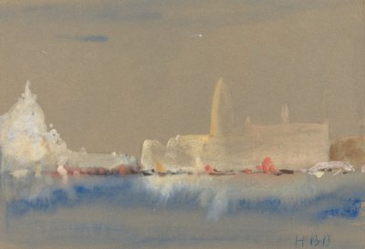 Salutten og Dogepalasset fra Bacino di San Marco. av Hercules Brabazon Brabazon