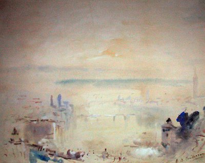 Venezia (akvarell med kroppsfarge på tonet papir) av Hercules Brabazon Brabazon
