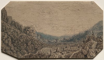 Omsluttet dal, ca. 1623-30. av Hercules Seghers