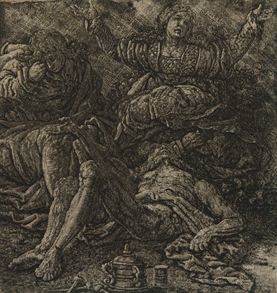 Klagesangen, ca. 1607 av Hercules Seghers