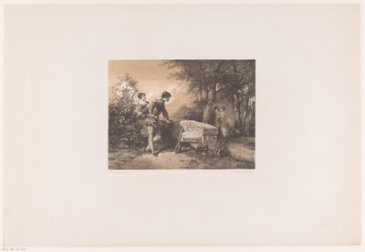 To par i en park av Herman Frederik Carel ten Kate