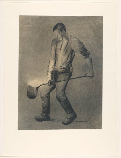 jernstøperi av Herman Heijenbrock (signed by artist)