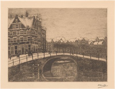 Velsmakende lås i Amsterdam av Herman Heuff (signed by artist)