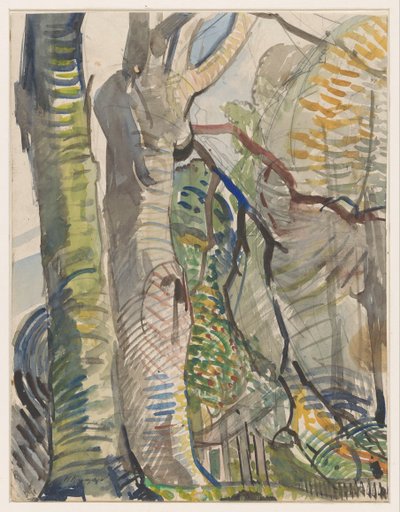Skoglandskap av Herman Kruyder (signed by artist)