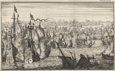 Slaget ved Duins, 1639 av Herman Padtbrugge
