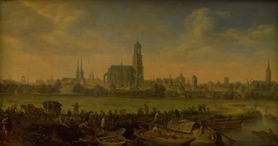 Utsikt over Utrecht av Herman Saftleven