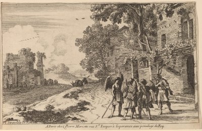 Abraham og de tre englene av Herman van Swanevelt