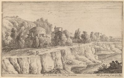 San Adrians kirke på Via Flaminia av Herman van Swanevelt