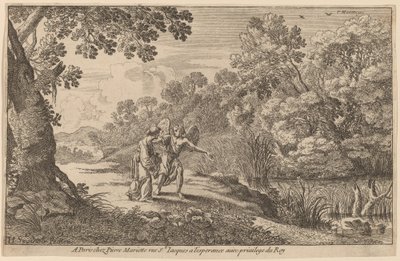 Hagar og engelen av Herman van Swanevelt