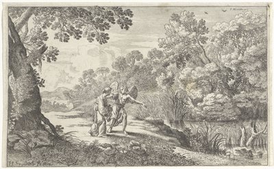 Hagar and the Angel Old Testament Scenes (serietittel) av Herman van Swanevelt
