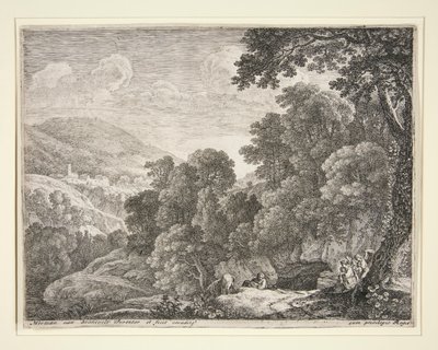 The Cave, fra settet The Flight into Egypt av Herman van Swanevelt