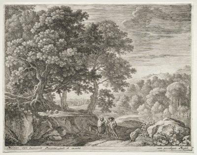Flukten inn i Egypt, ca. 1652-1654. av Herman van Swanevelt