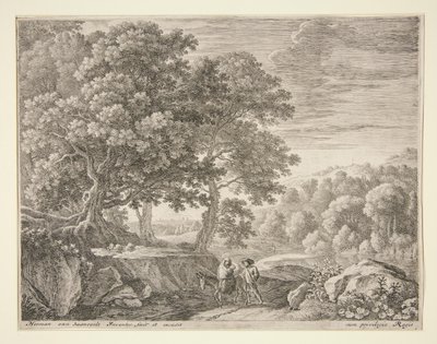 The Little Angels on the Hill, fra settet The Flight into Egypt av Herman van Swanevelt